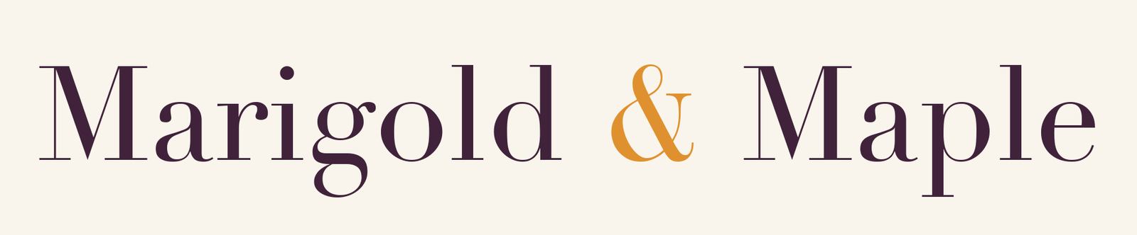 Marigold & Maple